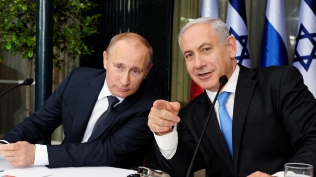 Vladimir Putin and Benjamin Netanyahu. Credit: Times of Israel Vladimir Putin and Benjamin Netanyahu. Credit: Times of Israel